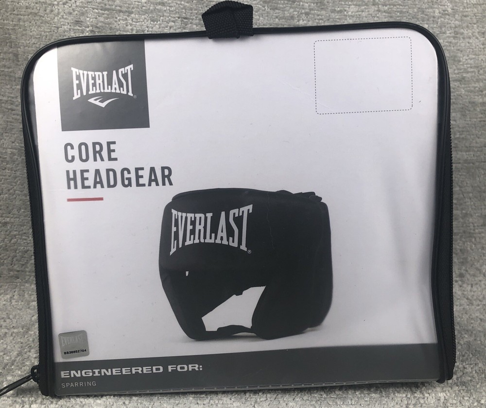 Everlast Core Sparring Training Headgear - Black