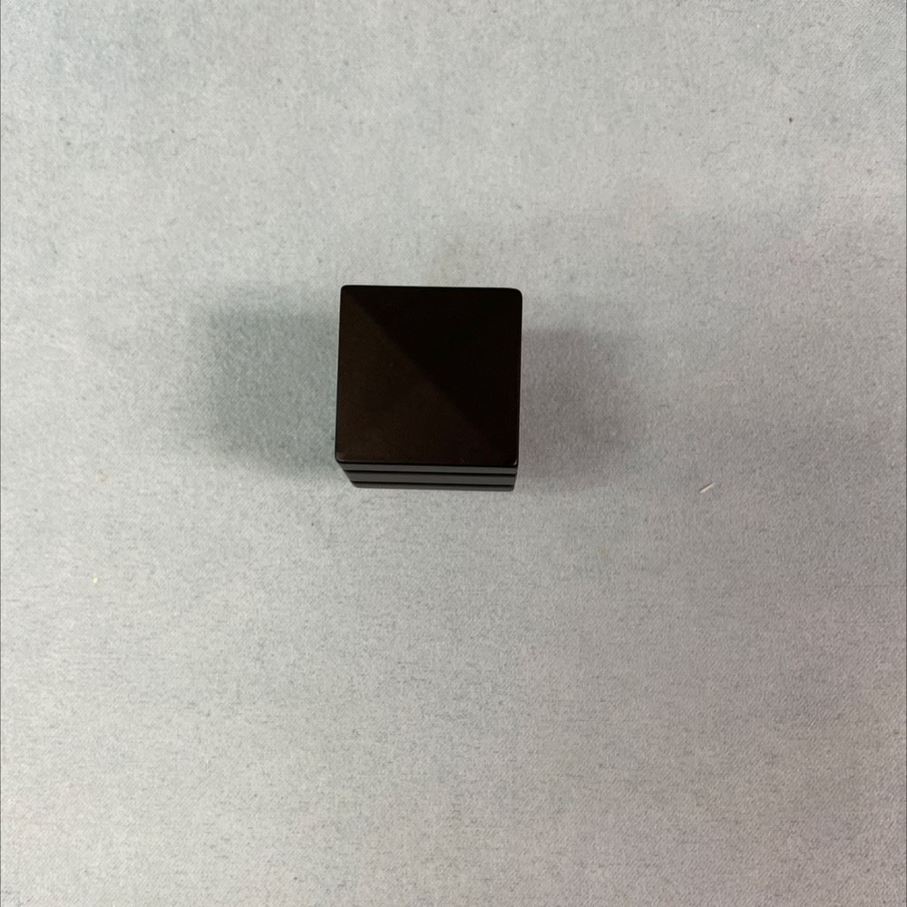 7/8" Square Knob Matte Black