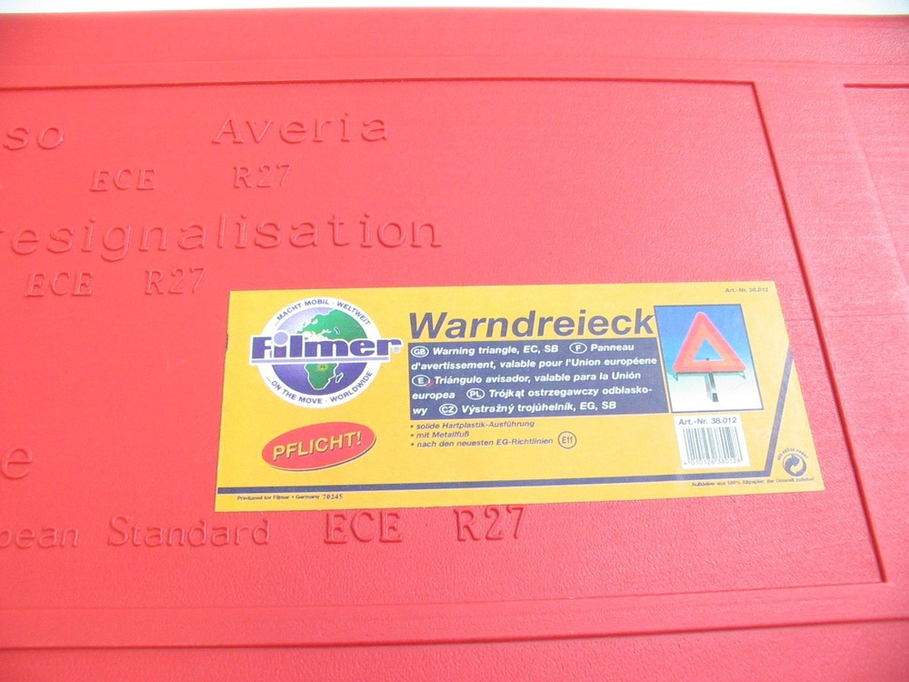 38012 Warning Triangle Champion, EG, SB