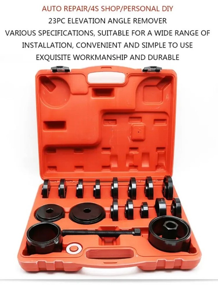 23 Pieces Of Puller Bearing Pressure Roller Puller Adapter Disassembly Kit