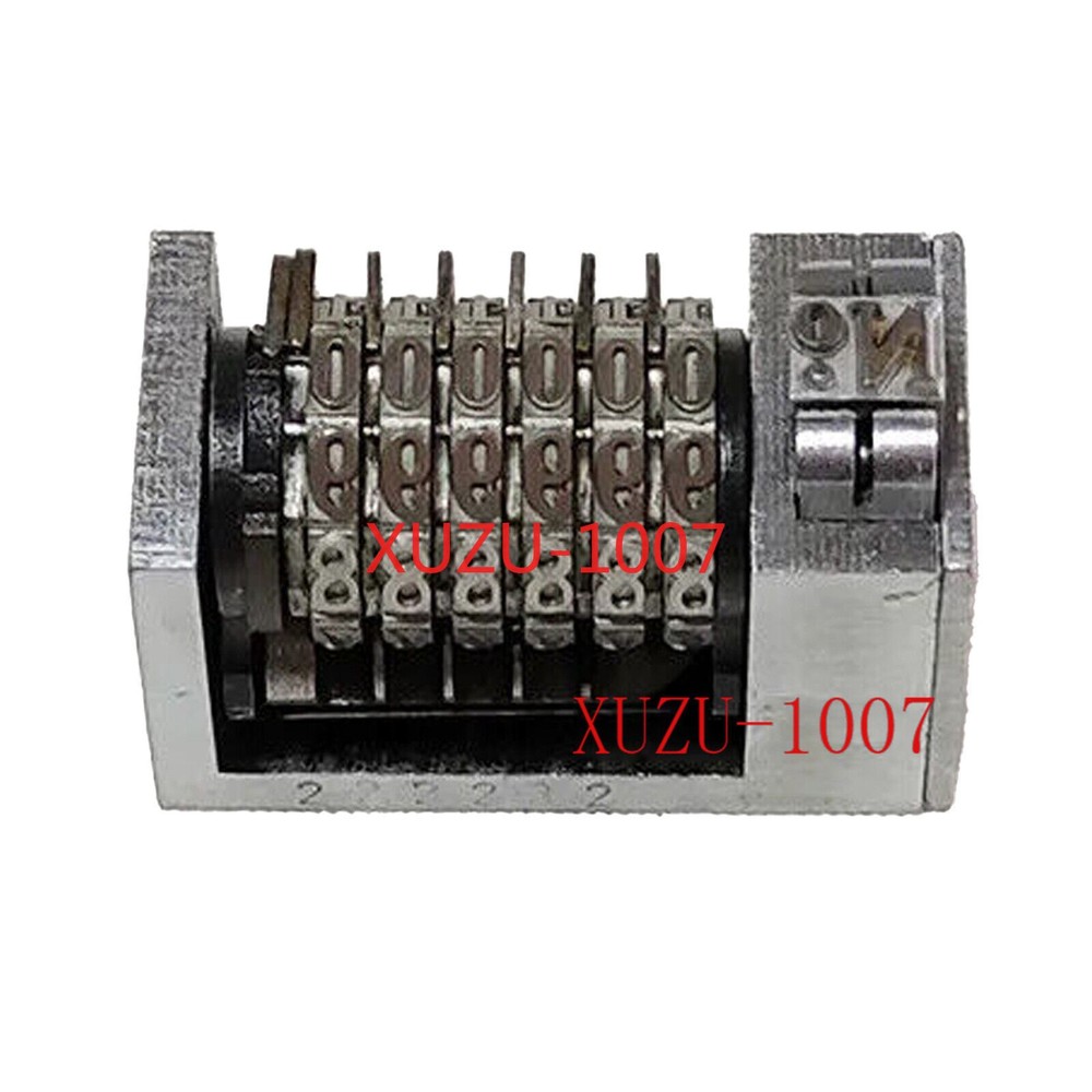 4X8 6Digit Roman Backward Printing Machine Mini Small Printer Numbering Machine