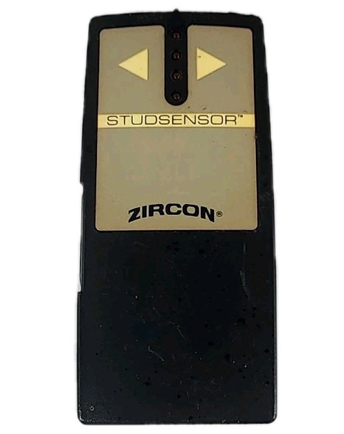 Vintage Zircon StudSensor 2 Denisty Dial Stud Finder Sensor Unit Tested Works