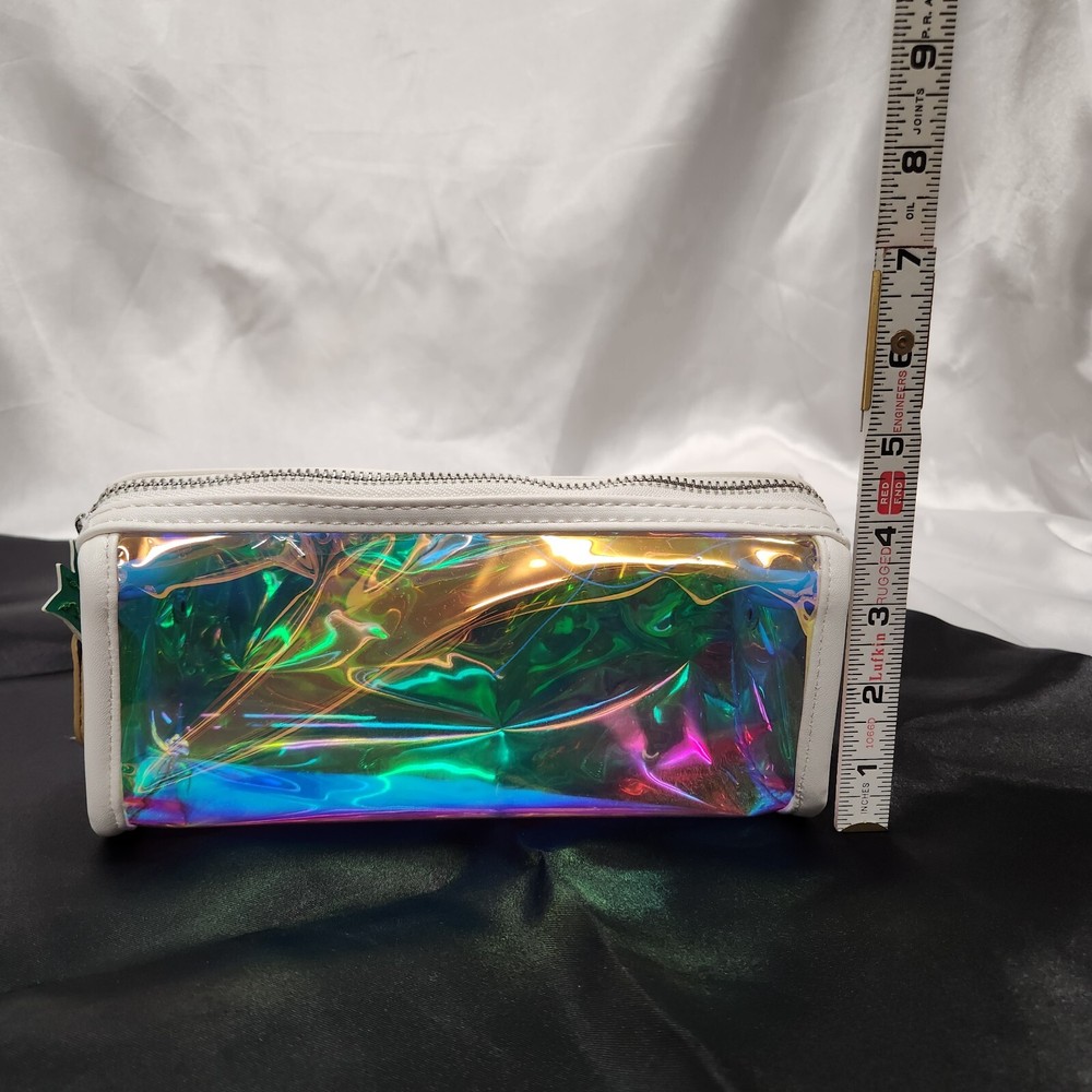 Cute Pineapple Zipper Pull Holographic Makeup Bag Cosmetics Case
