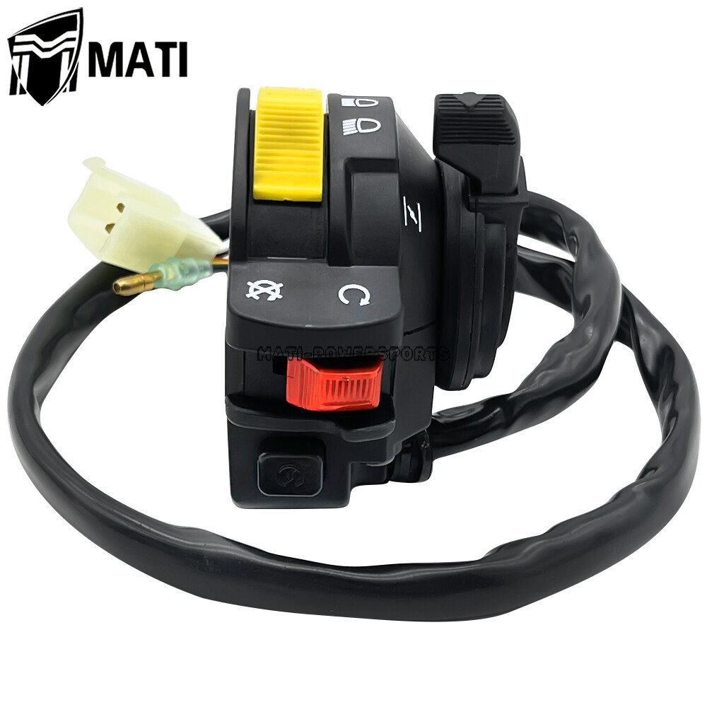 Handlebar Switch On/Off Run/Stop/Kill/Choke For Suzuki Quadrunner 250 LTF250