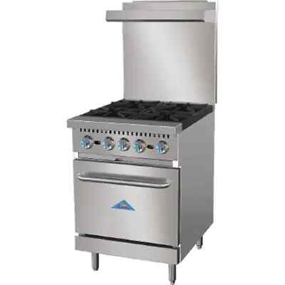 Comstock Castle R4 24" Wide Gas Four Burner Range