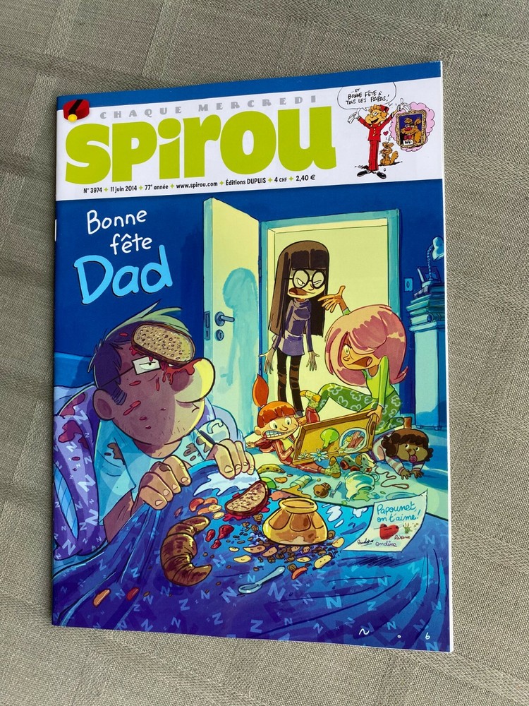 Spirou Weekly No. 3974 2014 In Excellent Condition