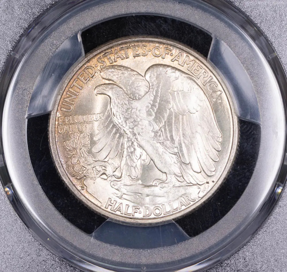 1935 D Half Dollars Liberty Walking PCGS MS-64