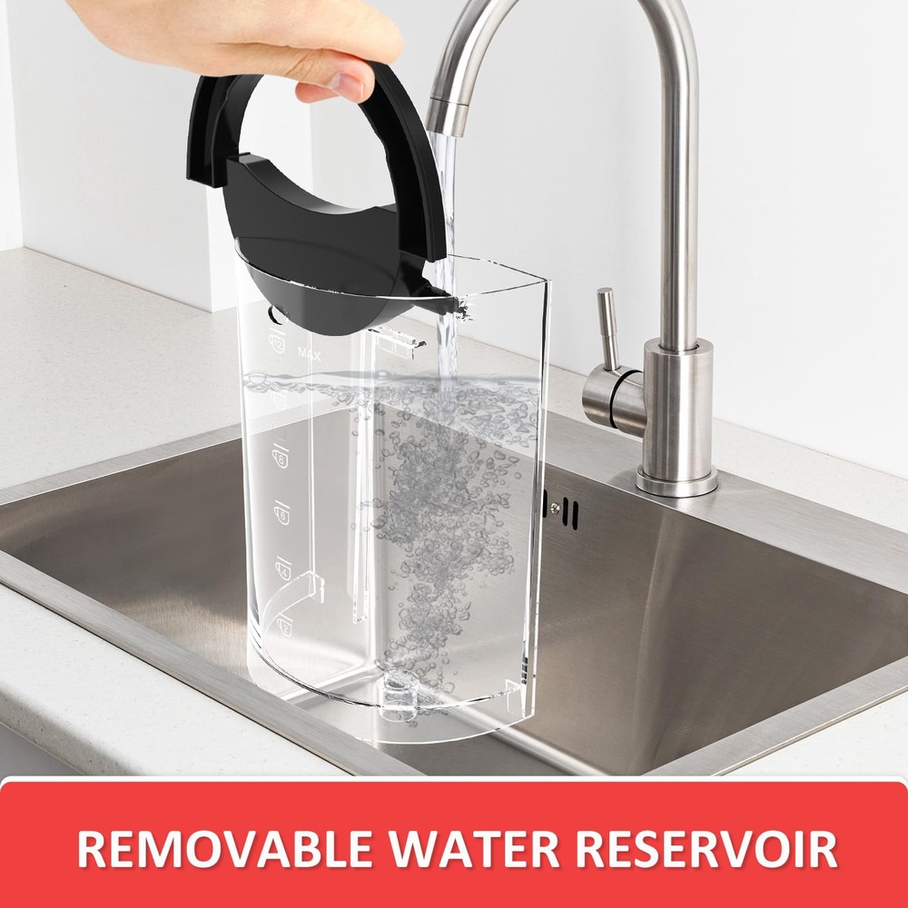 KITCHENTREND 10-Cup Programmable Coffee Maker Permanent Filter Removable W