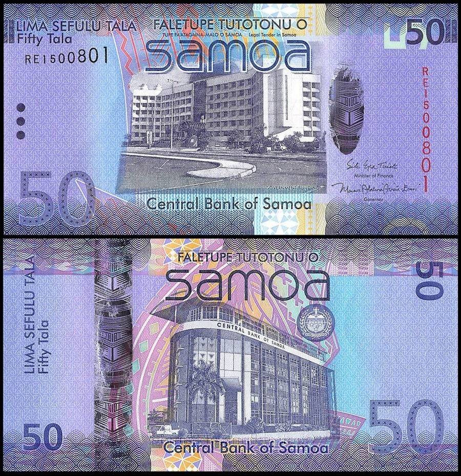 Samoa 50 Tala, 2017 ND, P-41c, UNC