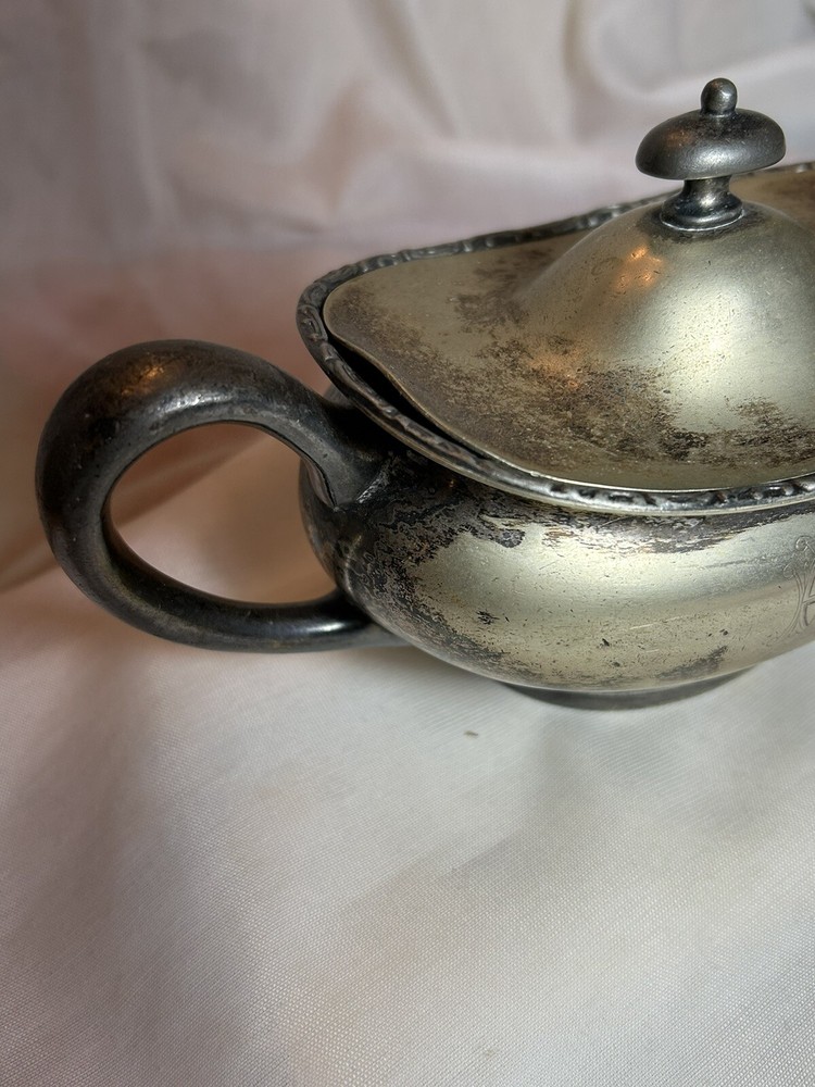 Vintage Silver plate Sugar Bowl WM Mounts