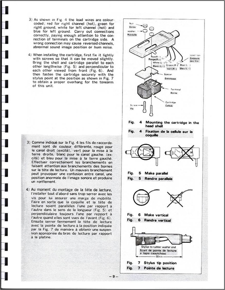 Denon DP-1200 / DP-1200A Turntable Owners Manual