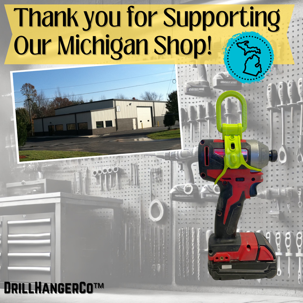 Heavy-Duty Drill Hanger – Universal Drill & Impact Hook - Work Belts & Tool Rack