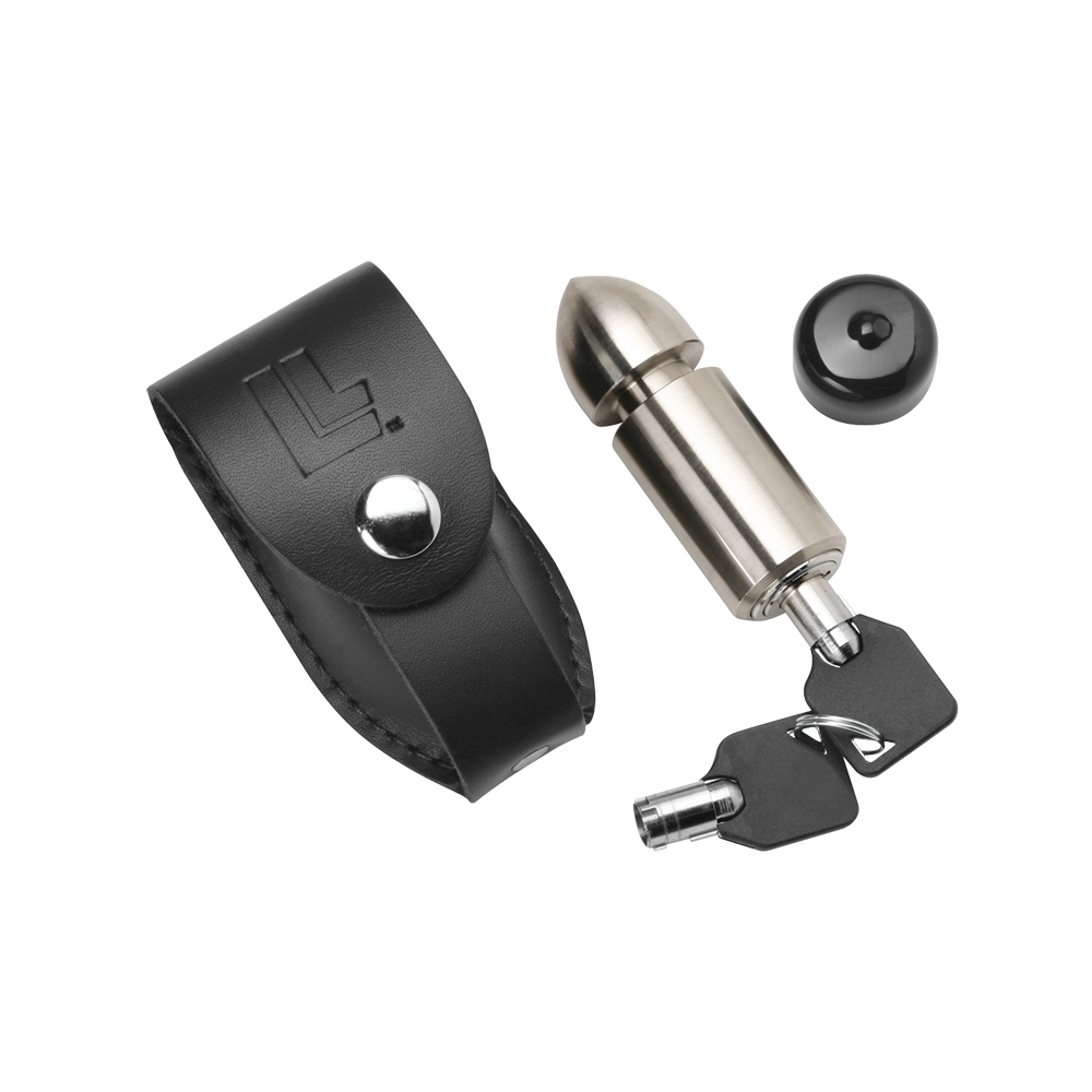 BULLET SHAPED MOTORCYCLE LOCK STAINLESS STEEL