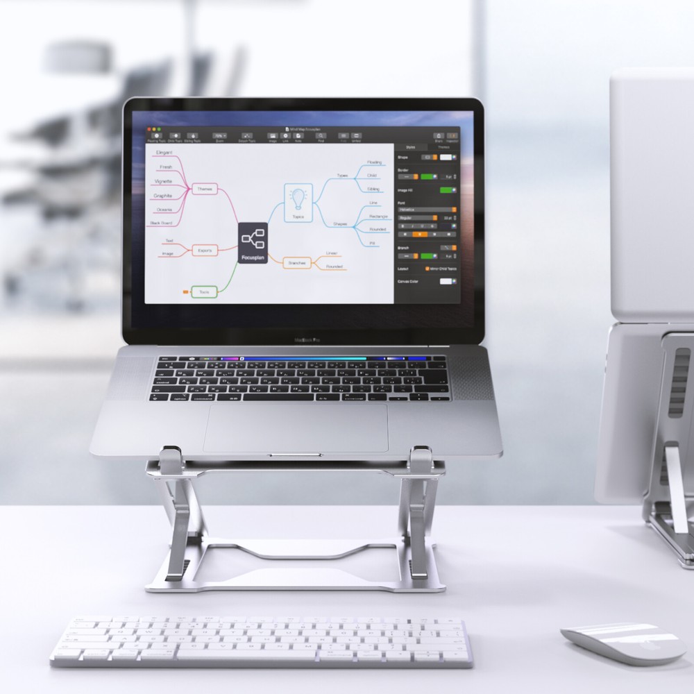 P17S Foldable Double Layer Stand fits tablets, laptops, and pen displays