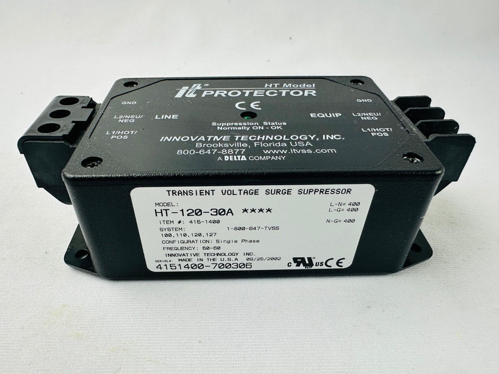 Innovative Technology HT-120-30A Transient Voltage Surge Suppressor