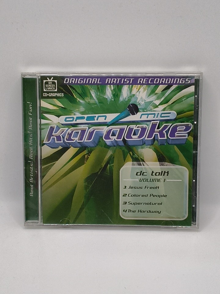 Open Mic Karaoke DC Talk Volume 1 CD Karaoke Disc