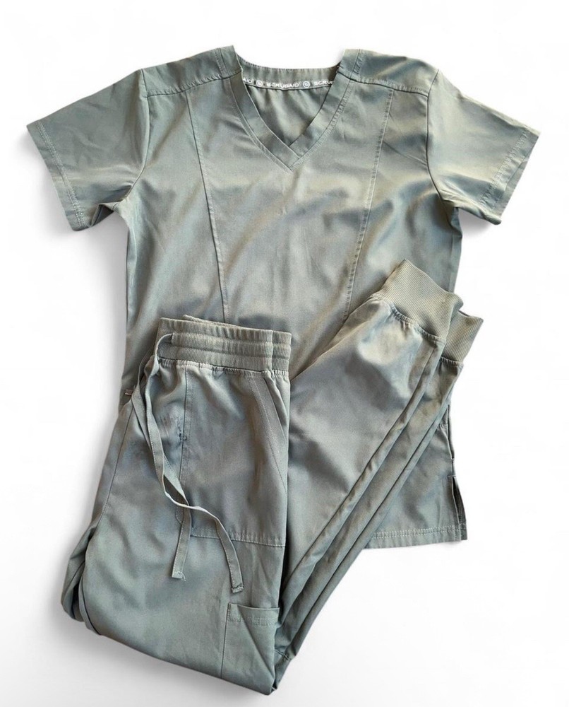 Two Peice Scrubaid Set Women's Small Medical Uniform Scrub Set