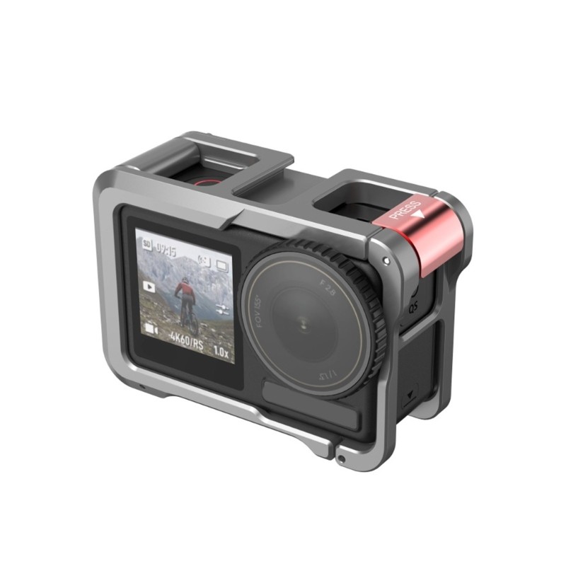 Camera Cage for Videographers Aluminum Frame For Action Camera 5Pro Easy Access