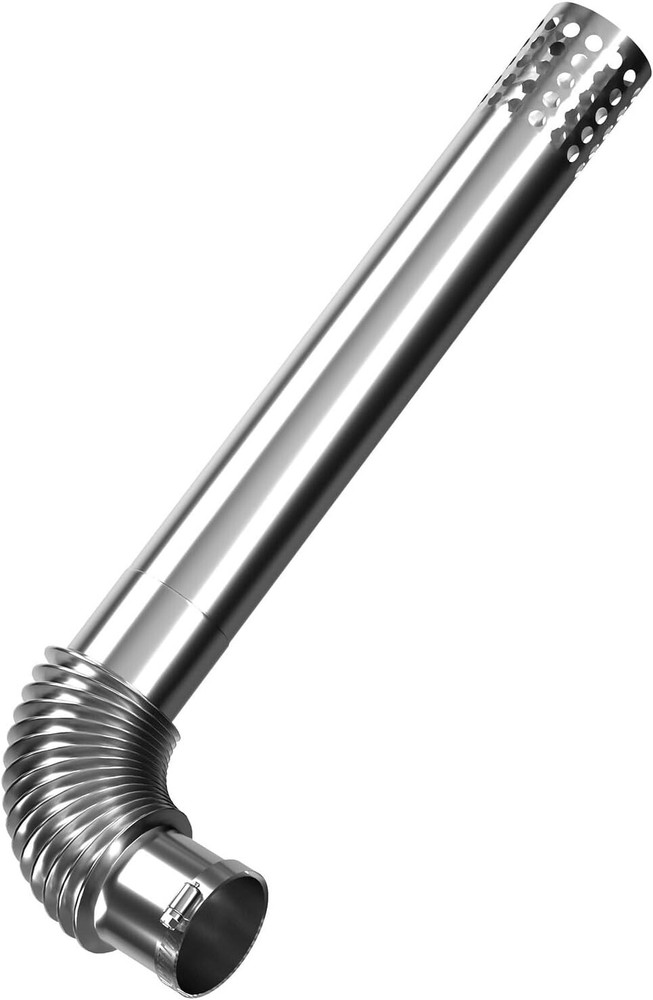 Straight Pipe Vent Kit Venting Sets for Water Heater Vent Elbow+Chimney Rain Cap