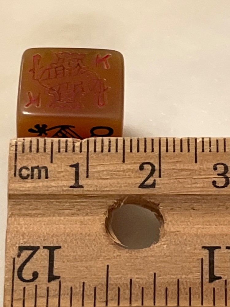 Old rootbeer celluloid single poker dice replacement 123123@