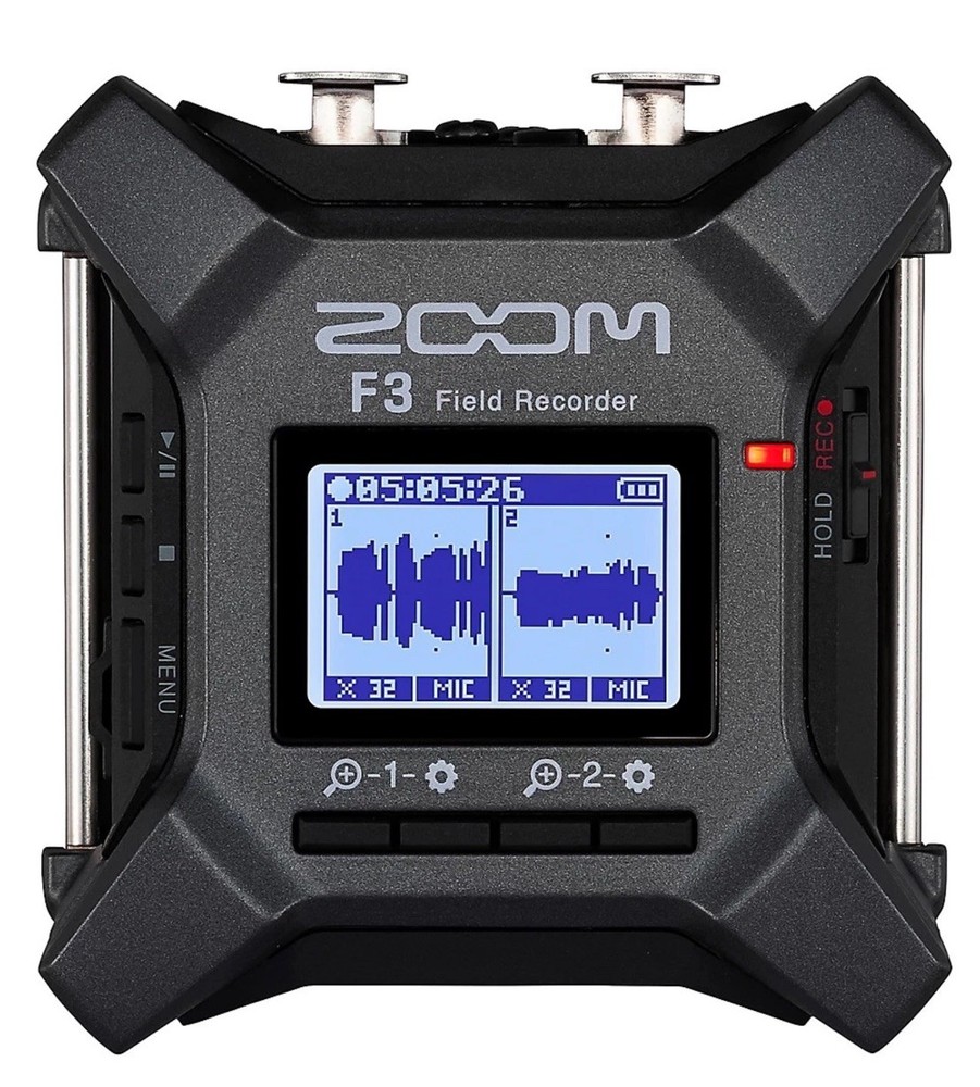 🏅Zoom F3 Field Recorder MultiTrack 32-Bit Float Technology PRO