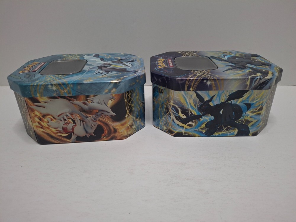 Lot of 2 Empty Pokemon Tins
