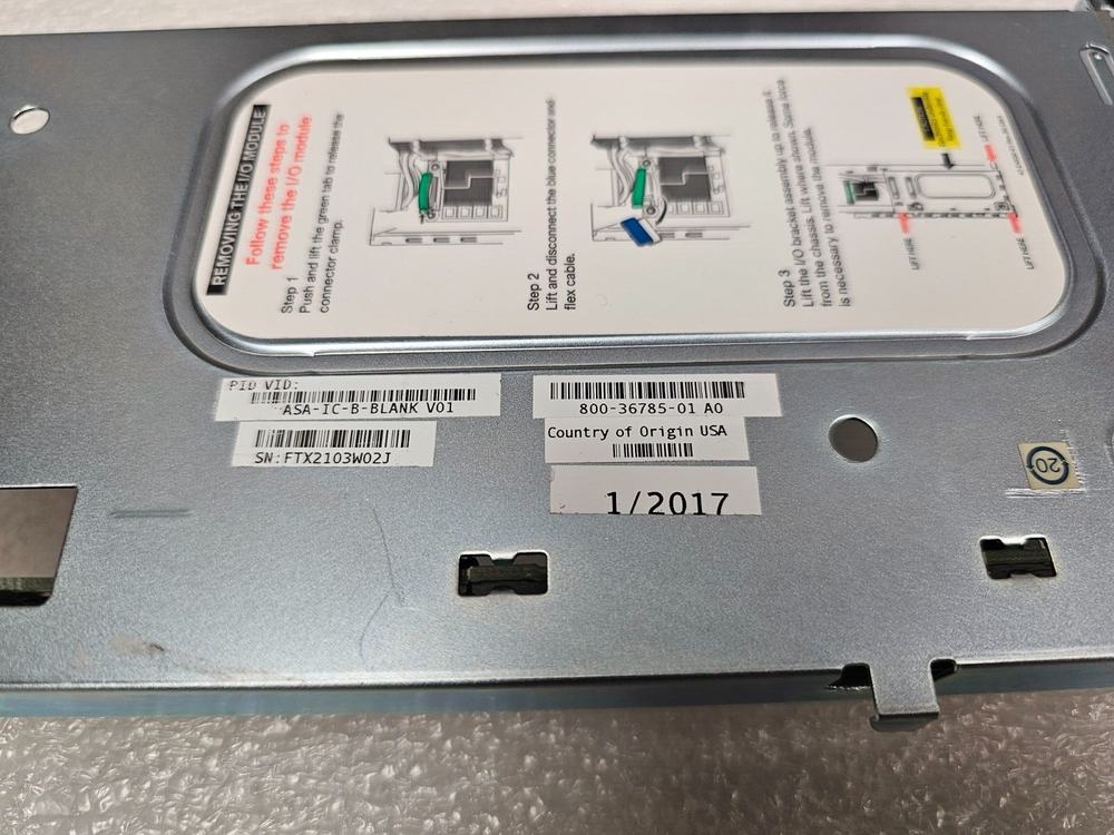 Cisco ASA-IC-B-BLANK ASA5525-X Interface Card Slot Blank (Riser)
