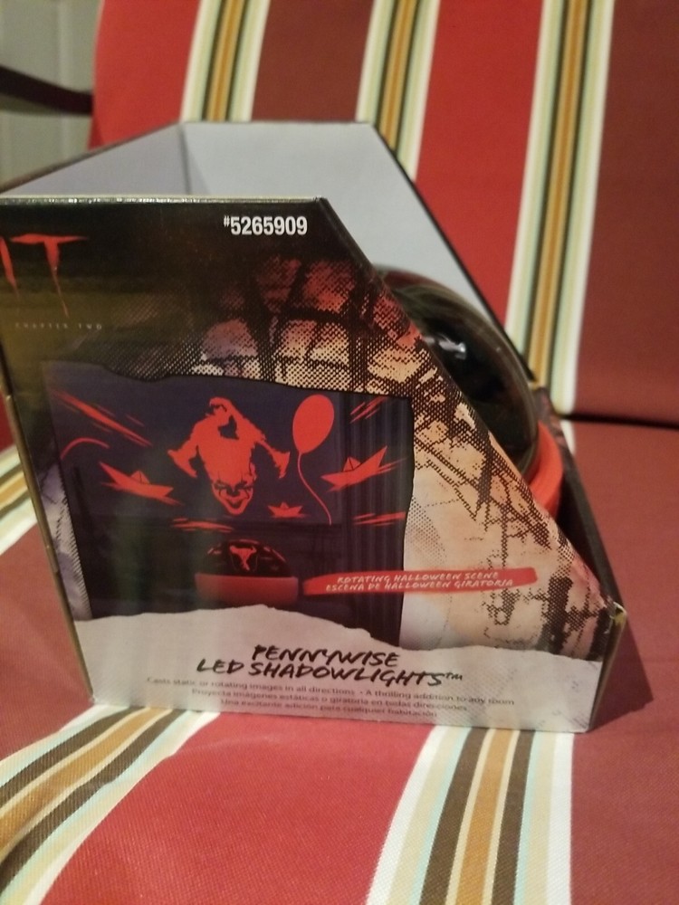 Pennywise IT Gemmy Halloween Lightshow Projection Tabletop ShadowLights PROP