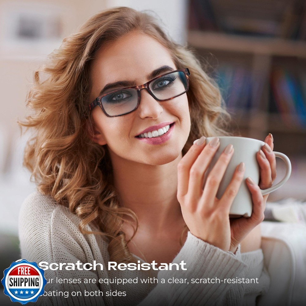 Readerest 1.25 Blue Light Reading Glasses - Lightweight Computer Glasses - Ey