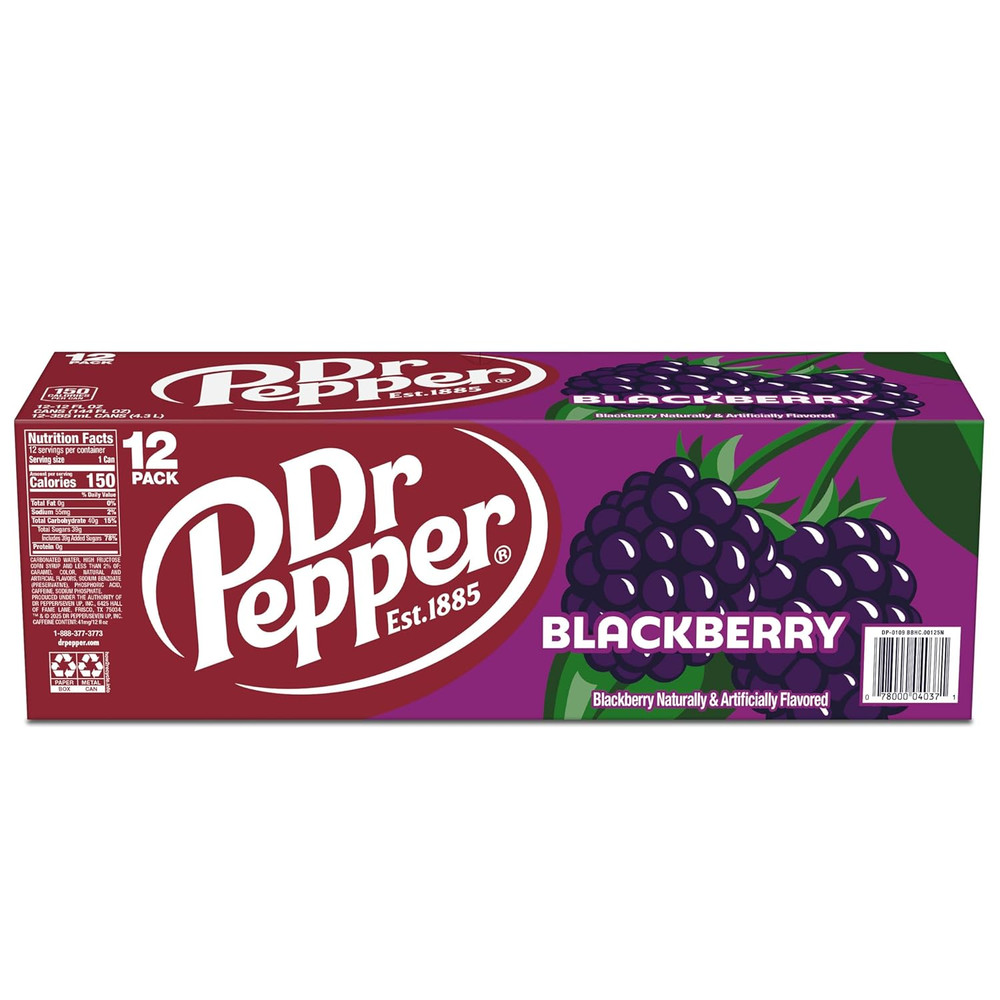 Dr. Pepper Blackberry 12Oz 12Pk