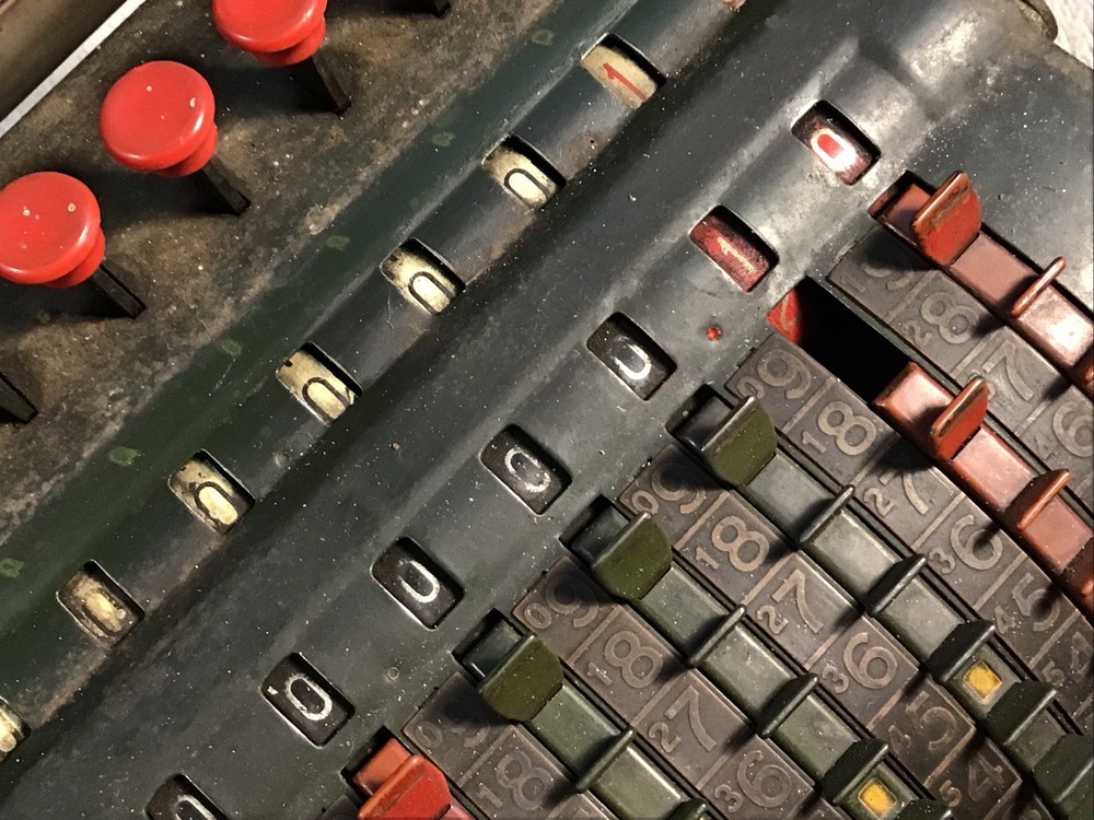 Antique Todd Company Visible Adding Machine