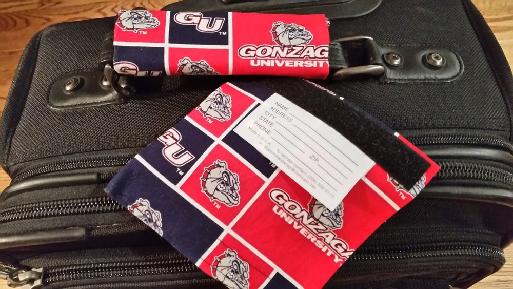 GONZAGA LUGGAGE ID HANDLE WRAP TAG