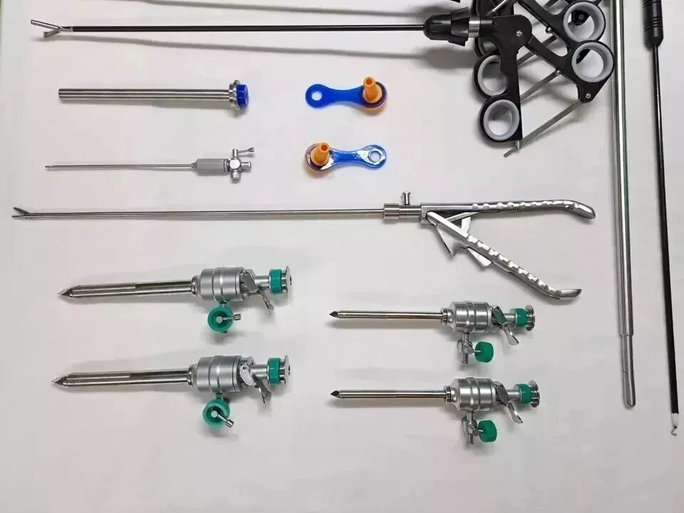 21pc - Laparoscopic Surery Set SS High Quality Reusable Instruments