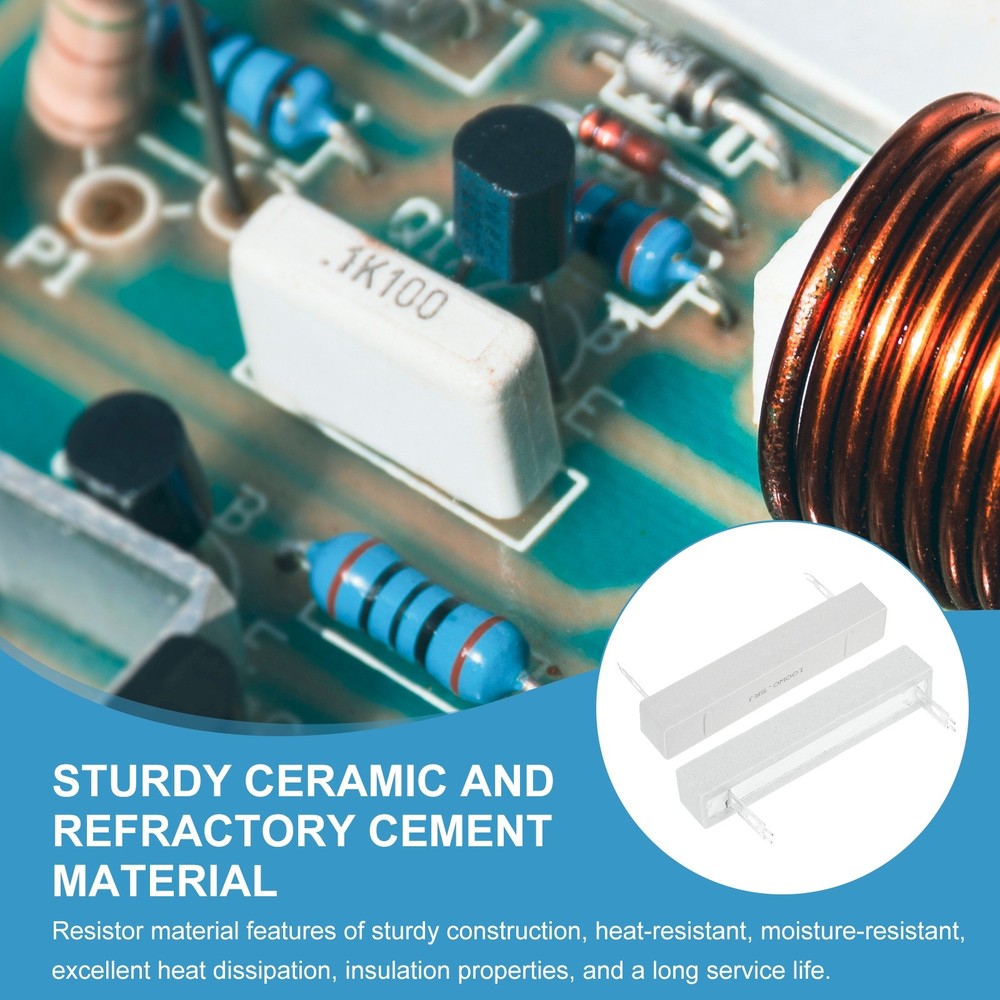 0.5 Ohm Ceramic Cement Resistor, 100W Wirewound Cement Resistor