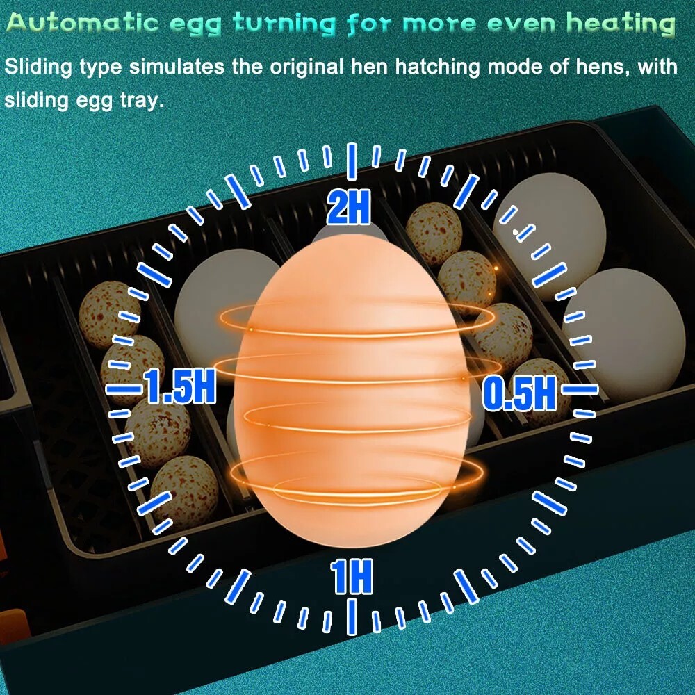 Egg Incubator Automatic Chicken Quail Chick Hatcher Incubators For Hatching Eggs