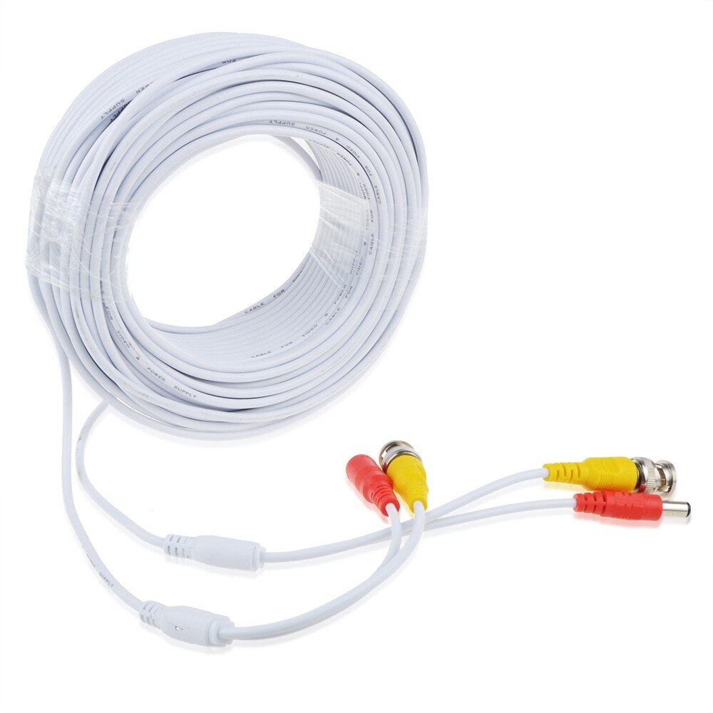 100ft BNC Cable for Lorex 8CH 4K DVR 2TB Camera Security System LHV5824B