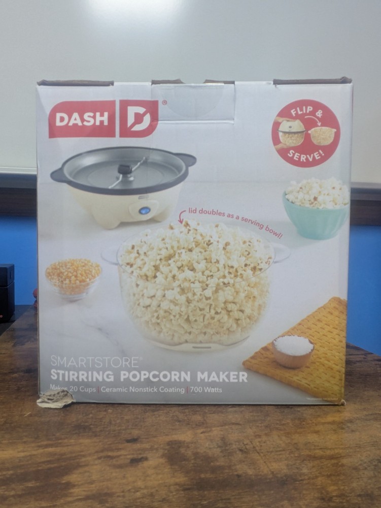 Dash D smartstore stirring popcorn maker