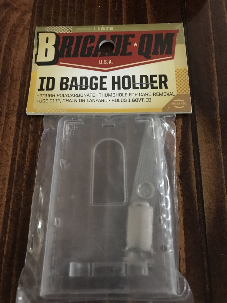 2 Brigade Quartermaster Polycarbonate ID Badge Holders