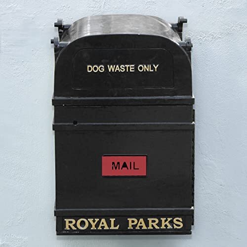 Mailbox Flag Front Mount Brick Stone Mailbox Stylish Replacement 4" x 2" Black