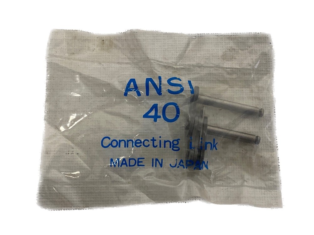 NOS Connecting Roller Chain Link w/ Spring Clip ANSI 40