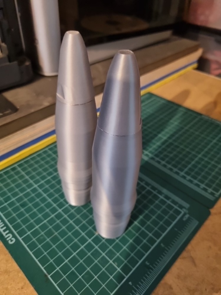 Replica Bofors L60 Projectile shell 3D printed Plastic