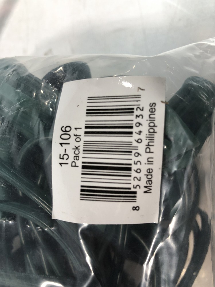 Watergreen Lighting 15-106 Green Wire String Lights