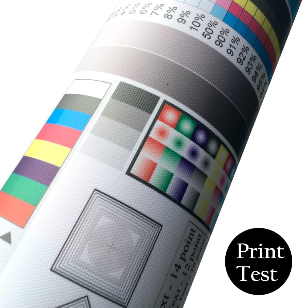24" x 40ft Waterproof Matte Inkjet Canvas Roll White