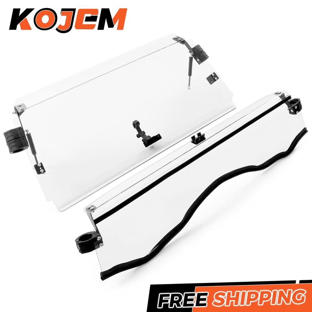 For Can-Am Scratch Resistant Full Flip Windshield 11-20 Commander 800/1000/Max