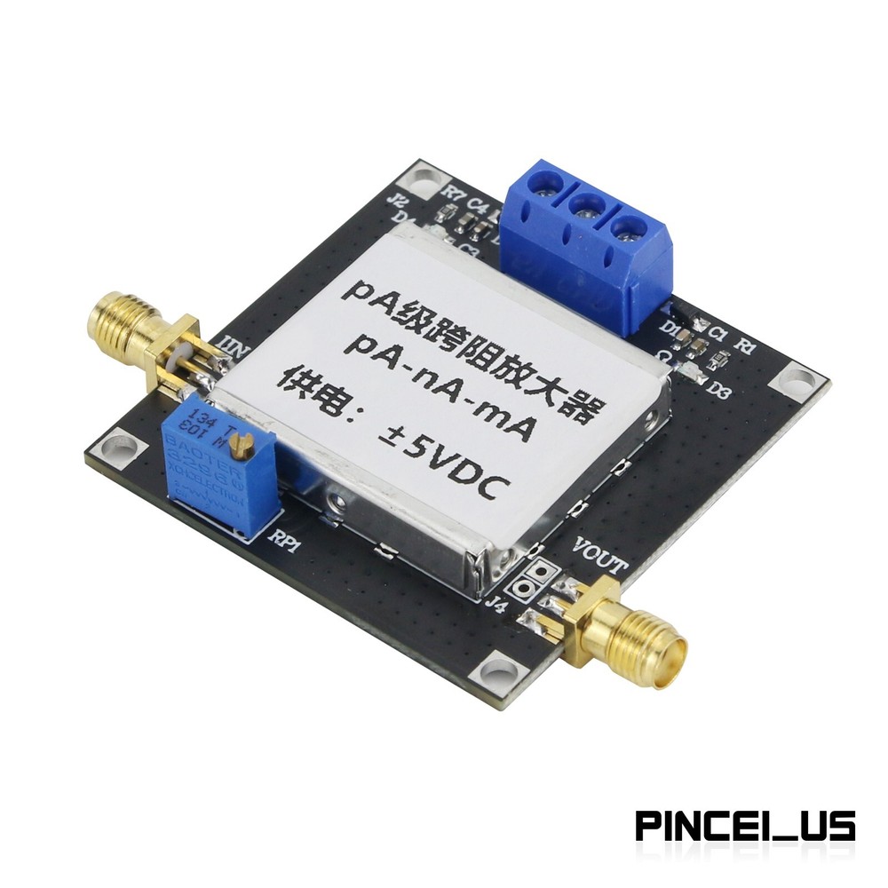pA Level Transimpedance Amplifier For Weak Current IV Conversion Preamplifier