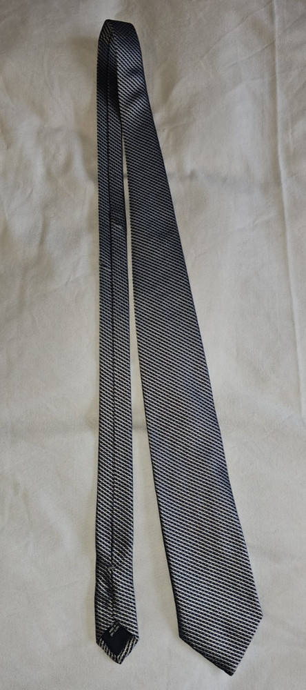 Bentley silk tie (genuine/official) Blue/Silver