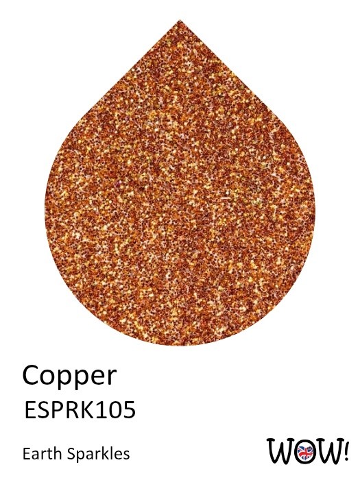 WOW! Earth Sparkles Glitter 15ml-Copper