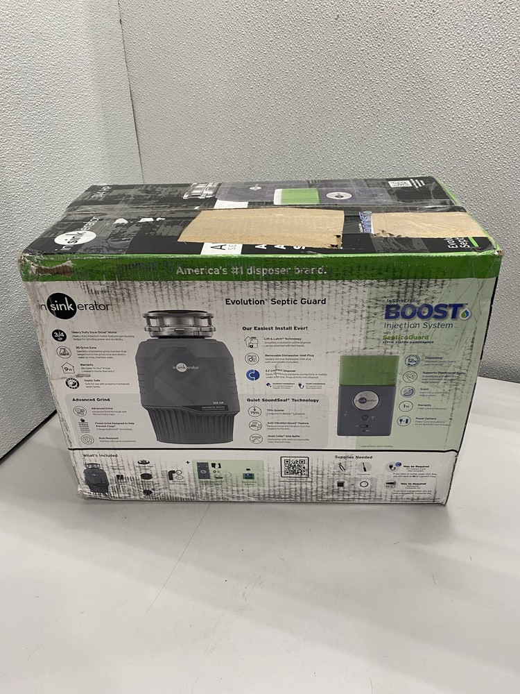 Insinkerator Evolution Septic Guard 3/4 HP Garbage Disposal