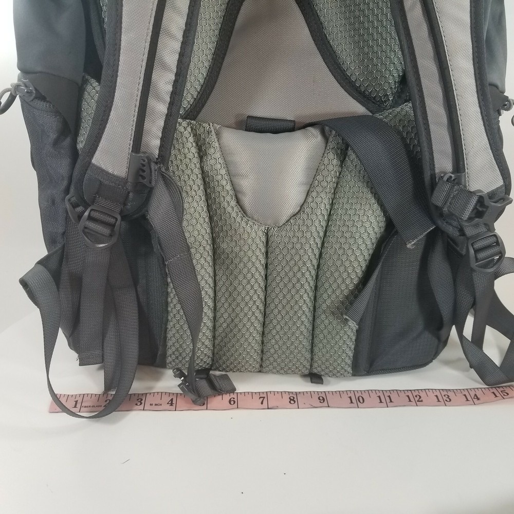 Auth ASCEND MS3300 Grey Nylon Hydration Hiking Trail Pack Backpack