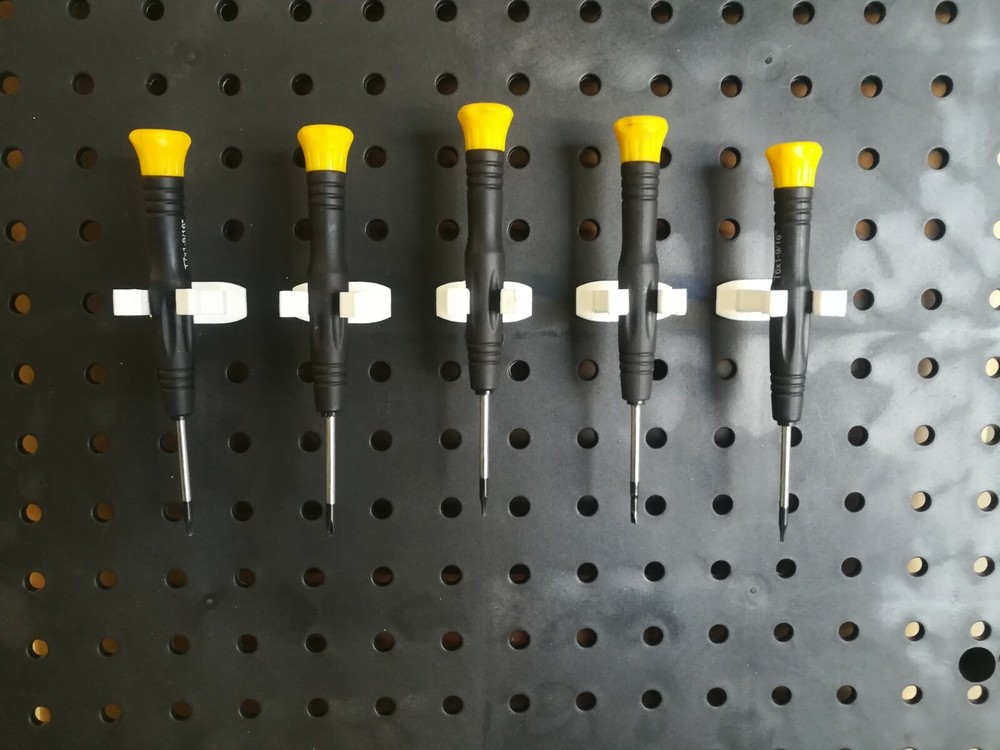 Black Spring Style Multi-Purpose Tool Holder for Pegboard NO Pegboard Included